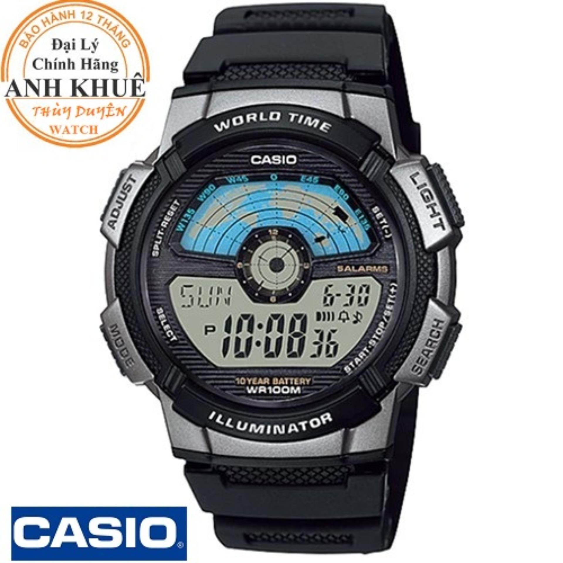 Đồng Hồ Casio Anh Khuê AE-1100W-1AVDF- Uỷ Quyền Phân Phối tại Việt Nam