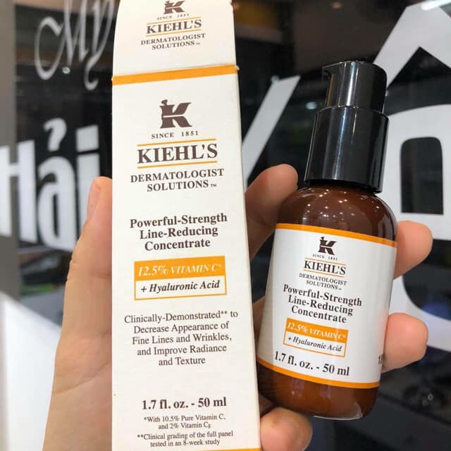 Serum Vitamin C Kiehl’s sáng da, mờ thâm nám