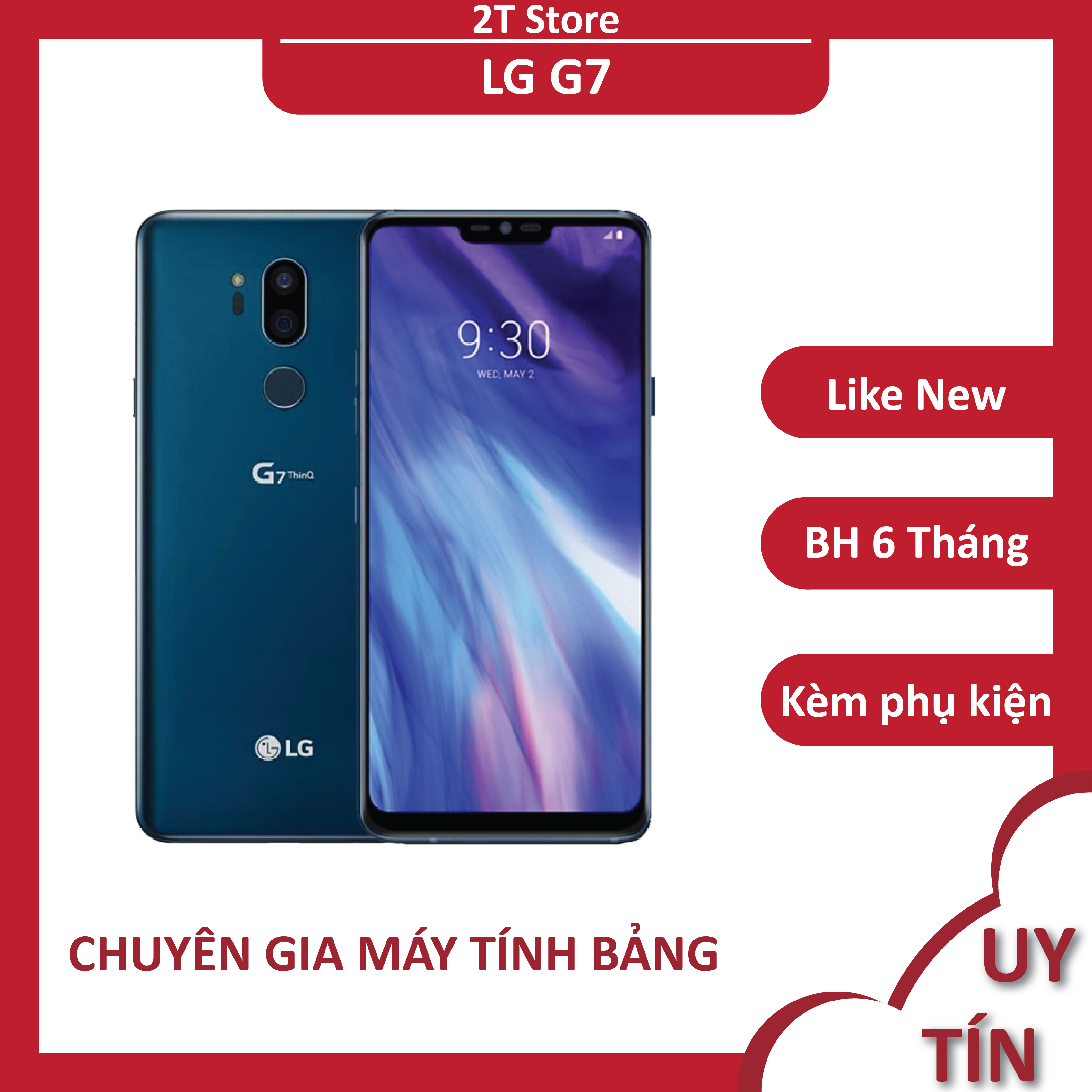Điện thoại lg g7 thinq ram 4/64gb màn tai thỏ, chip snapdragon 845