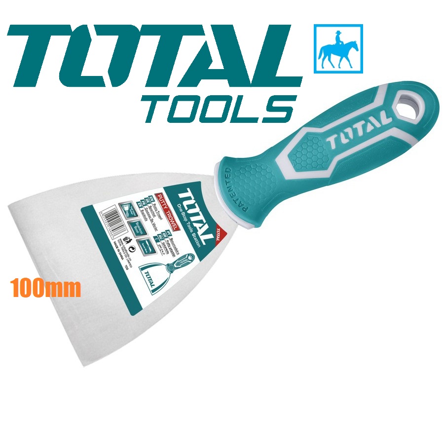Xẻng trát sủi hồ 100mm putty trowel total chính hãng tht831006