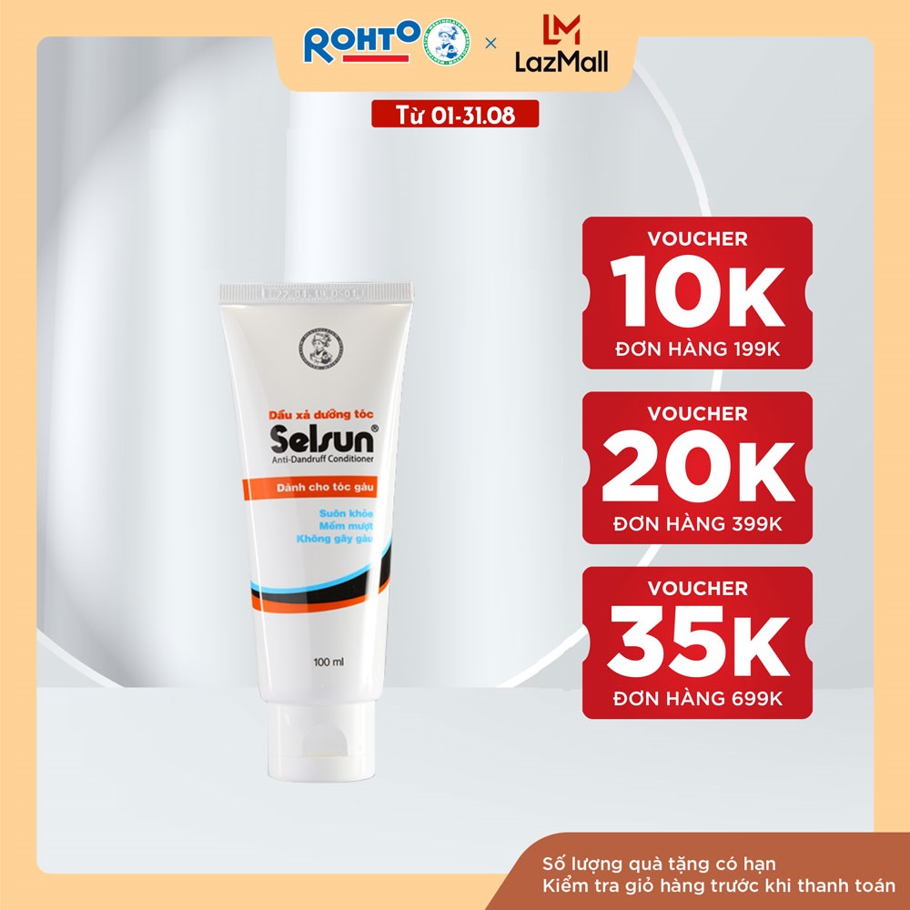 Dầu xả selsun dưỡng tóc dành cho tóc gàu Selsun Anti-Dandruff Conditioner 100ml