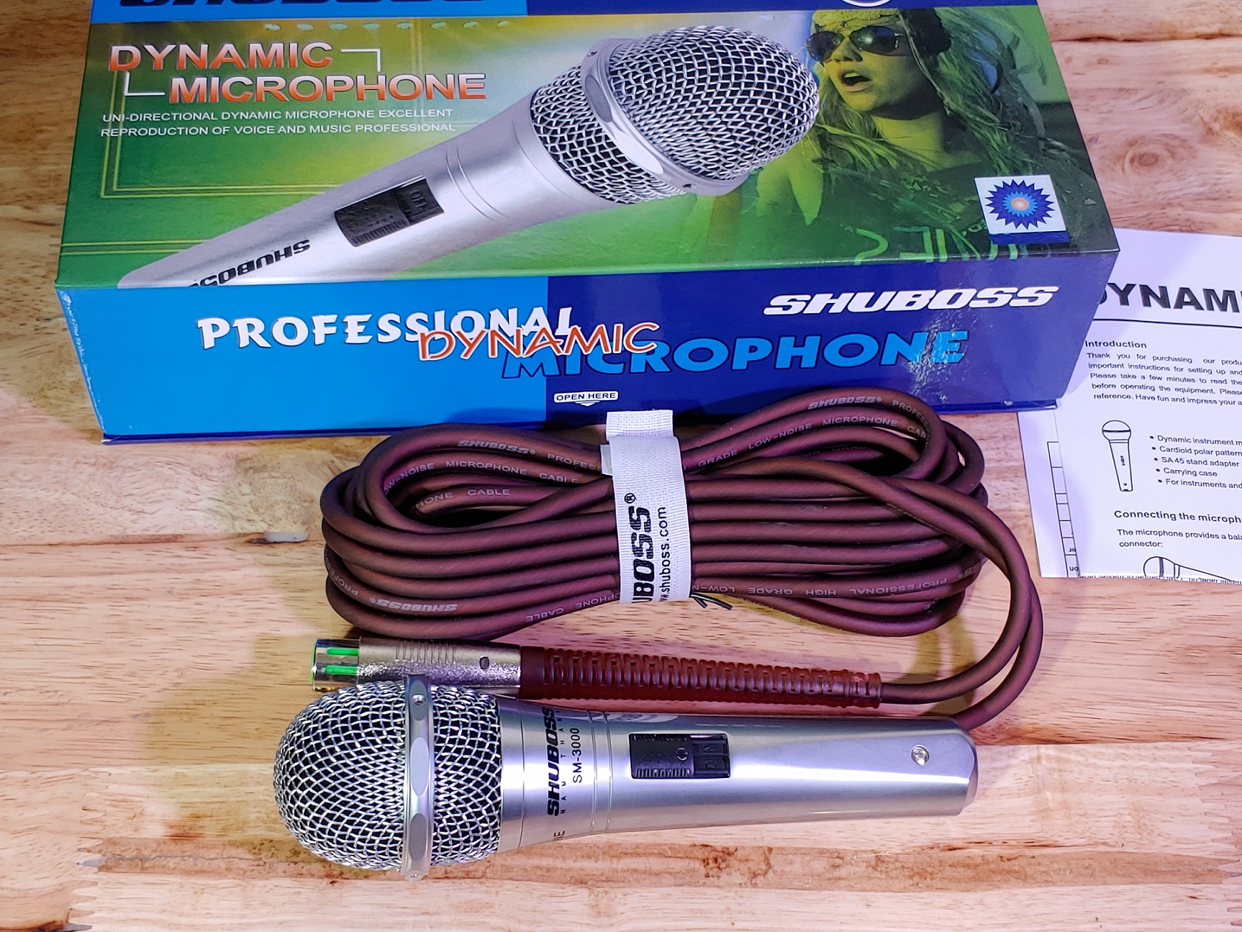 Micro có dây hát karaoke chuyên nghiệp Shuboss SM3000