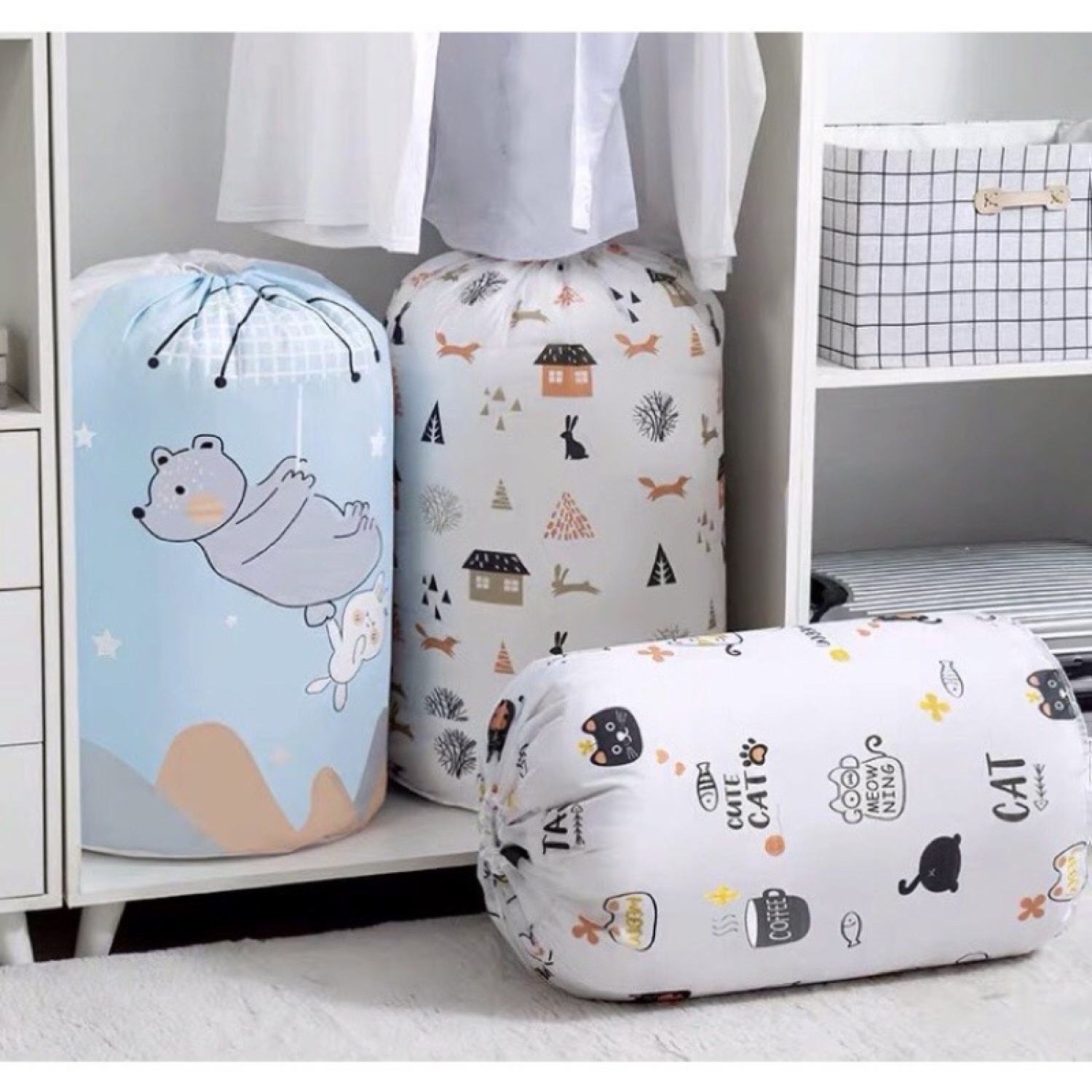 Ndh0543 túi đựng chăn màn dây rút 🌟 túi đựng chăn màn dây rút 🌟