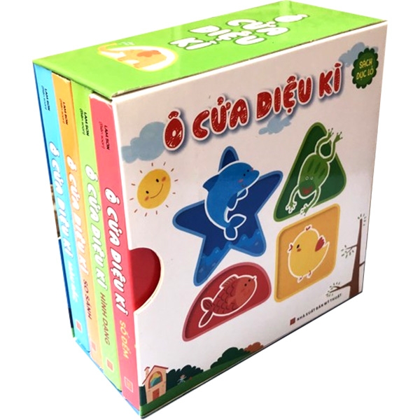 Fahasa - Bộ Hộp Ô Cửa Kì Diệu - (Sách Đục Lỗ) (Bộ 4 Cuốn )
