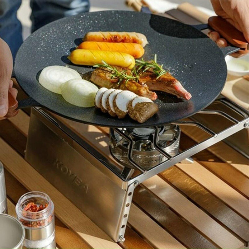 Chảo đá nướng chống dính không cần dầu ,size 34cm, chảo đa năng chiên, xào, gián, nướng bbq