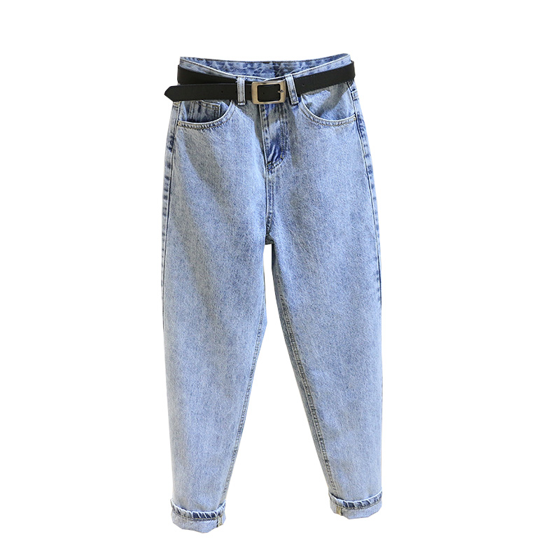 QUẦN JEAN NAM - QUẦN BAGGY TRƠN LIGHTBLUE Unisex - HOTBOY HÀN QUỐC