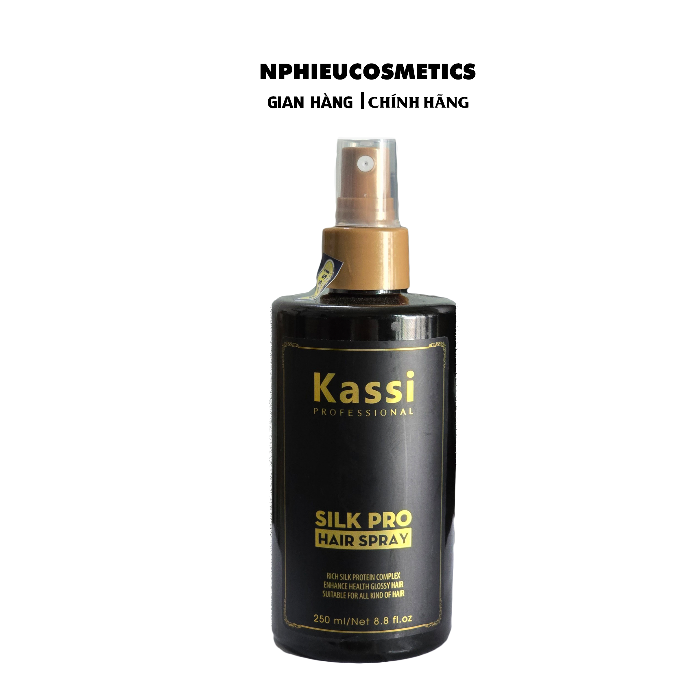Xịt dưỡng tóc Kassi 250ml phục hồi hư tổn bổ sung dưỡng chất dưỡng ẩm tóc