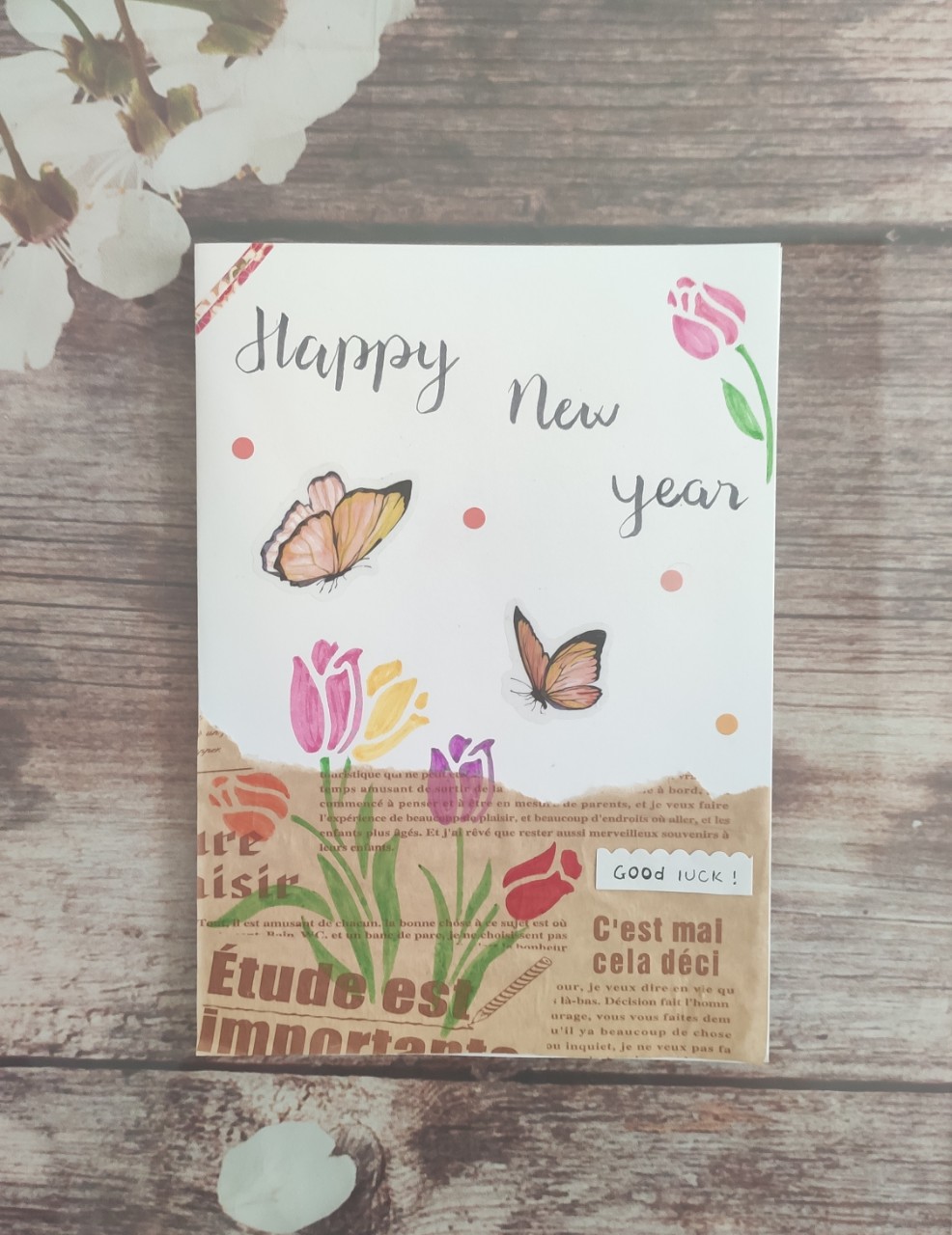 Thiệp Tết handmade sáng tạo