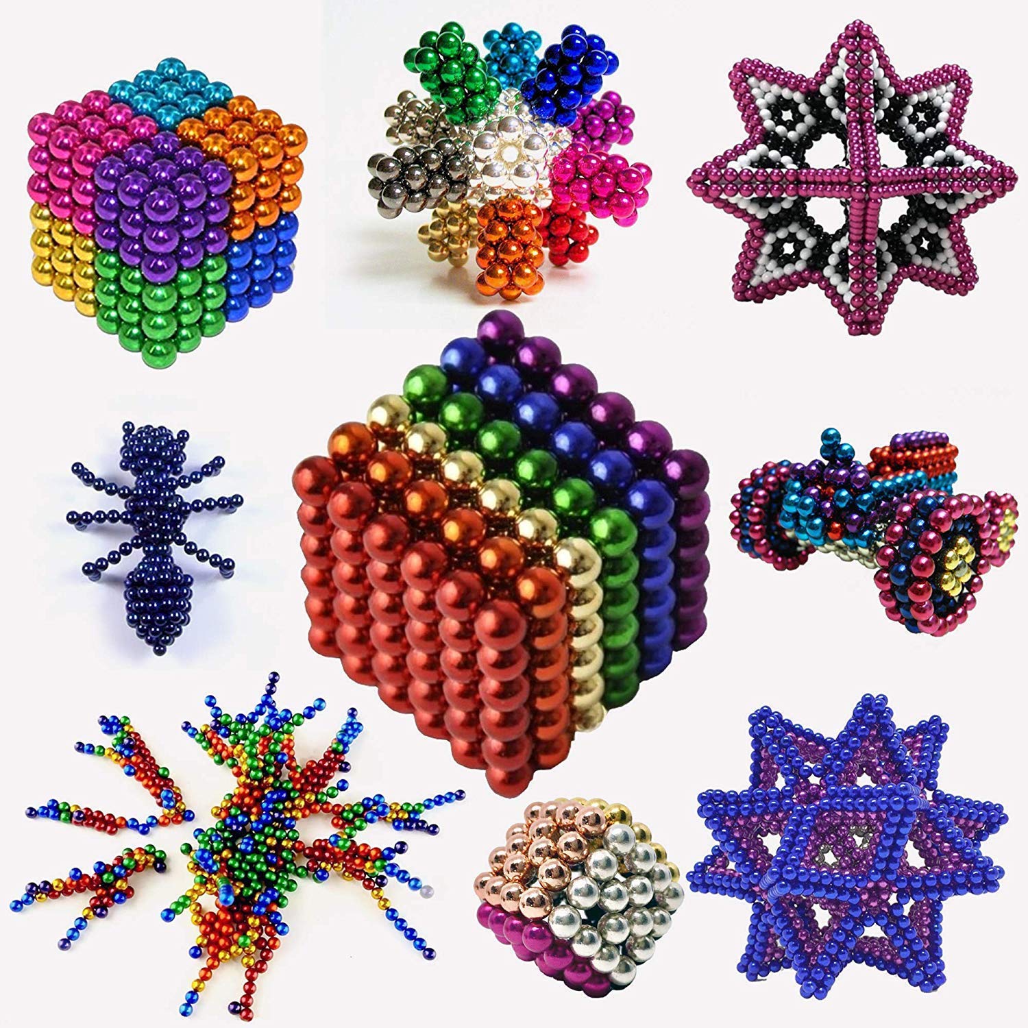 Bi nam châm tròn - Bucky ball 3.5mm Bi nam châm tròn - bucky ball 3.5mm 8 màu giúp tăng khả năng tư duy sáng tạo Bi nam châm Khối bi tròn Khối bi nam châm xếp hình Nam cham Bi tron Bi tron xep hinh