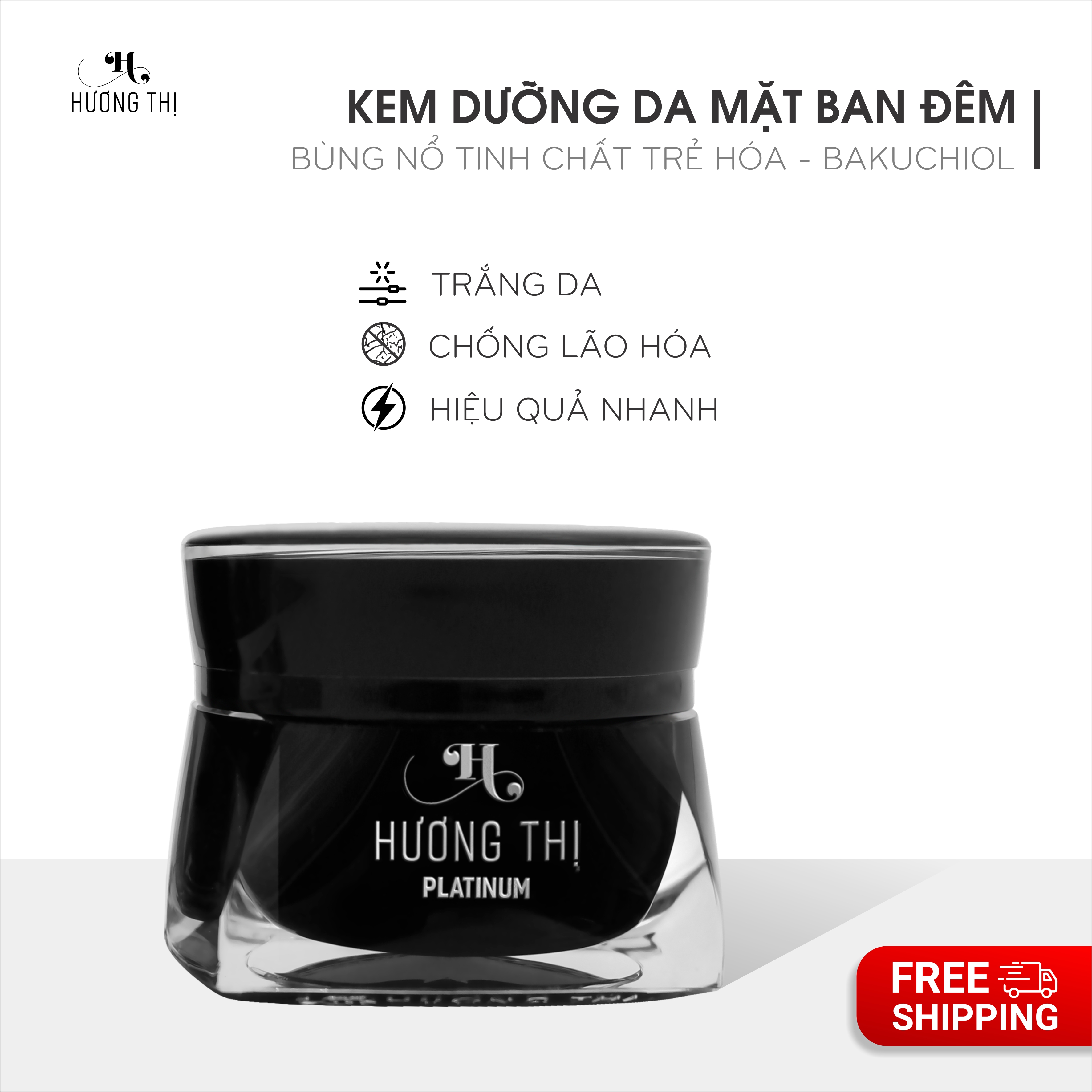 Kem dưỡng trắng da ban đêm hương thị 30g