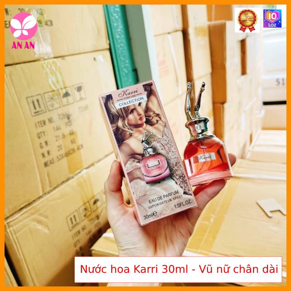 Nước hoa Karri 30ml Chính hãng - Nước hoa vũ nữ chân dài quyến rũ Karri Nam Nữ dùng được