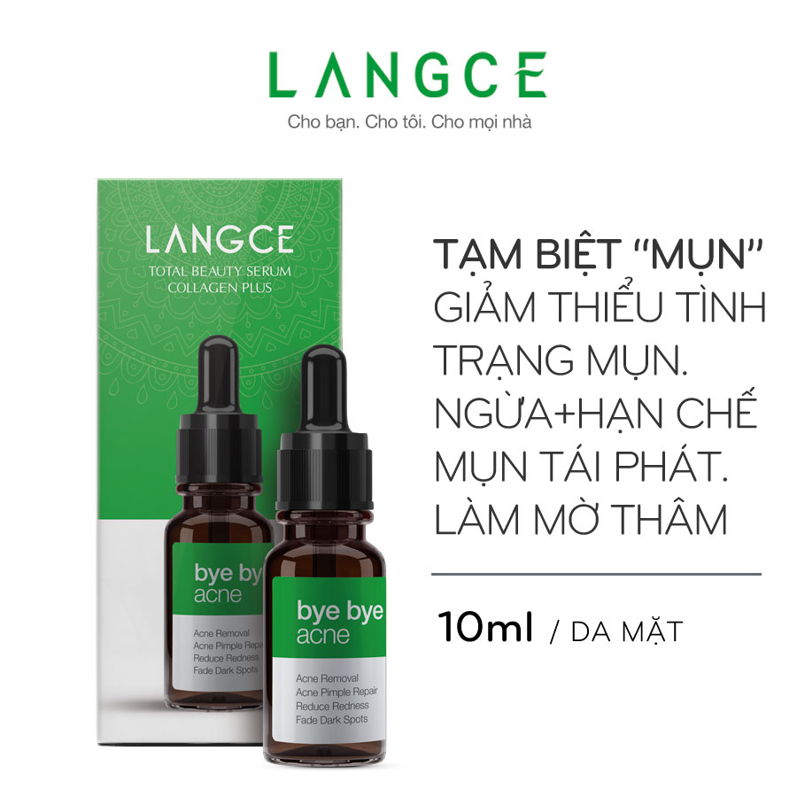 Tạm biệt mụn bye bye blemish for acne langce