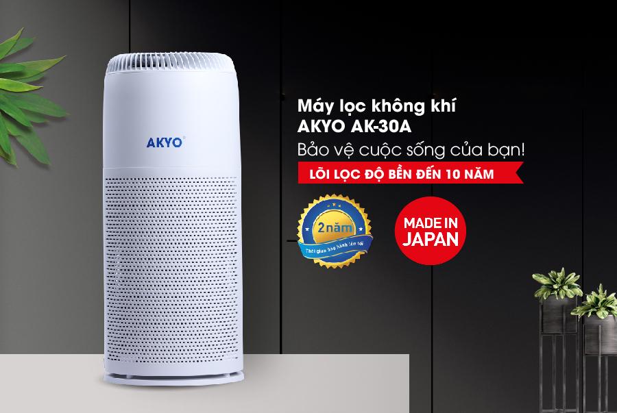 Máy lọc không khí Nhật bản Akyo Ak-30A Bảo Hành 2 năm