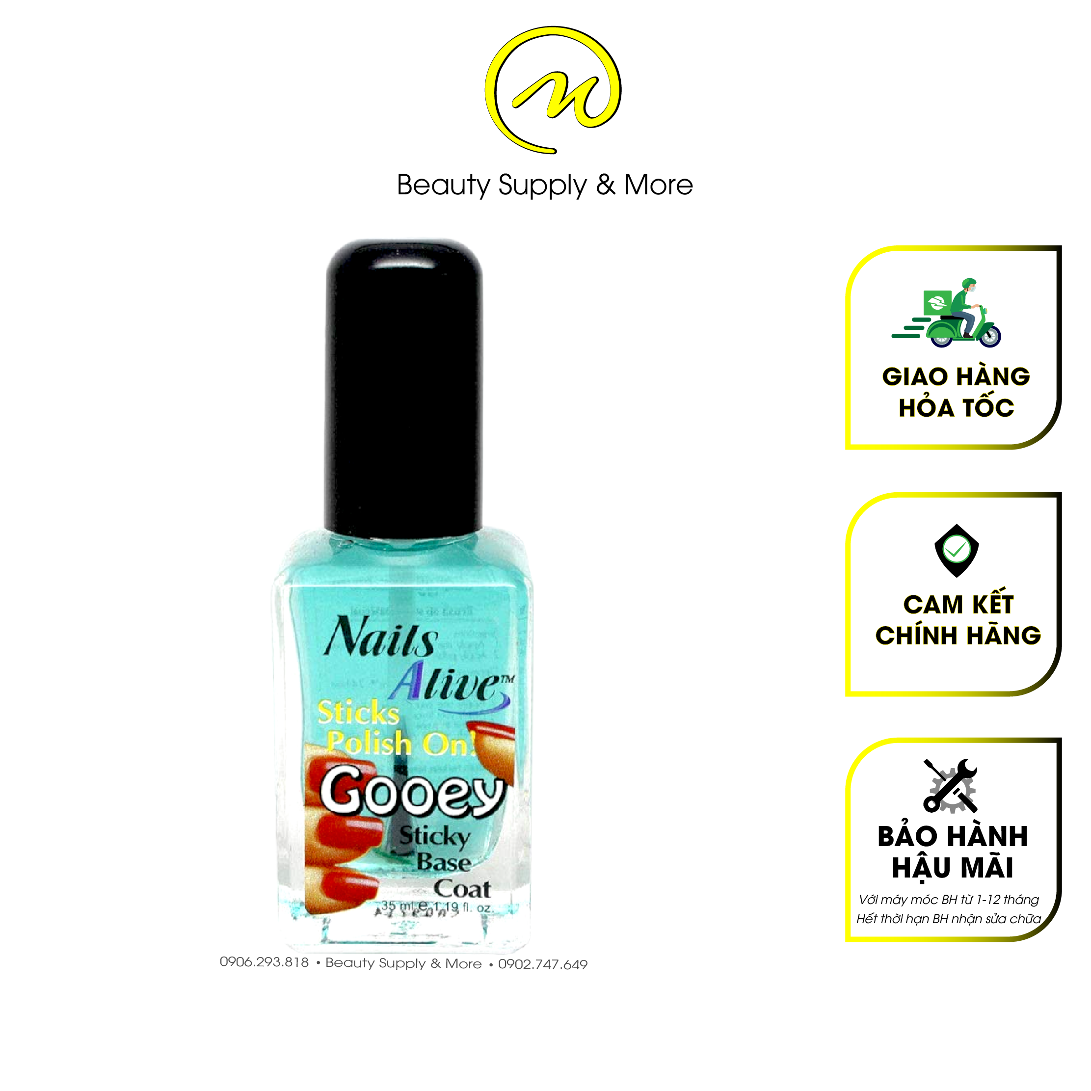 Sơn Dưỡng và Sơn Lót Nail Alive chai 29ml chuẩn Mỹ