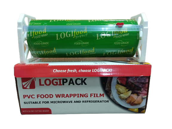 Màng bọc thực phẩm PVC cuộn lớn (30cm x 500m), tiết kiệm - tiện lợi - dễ sử dụng, nhập khẩu trực tiếp từ Thái Lan