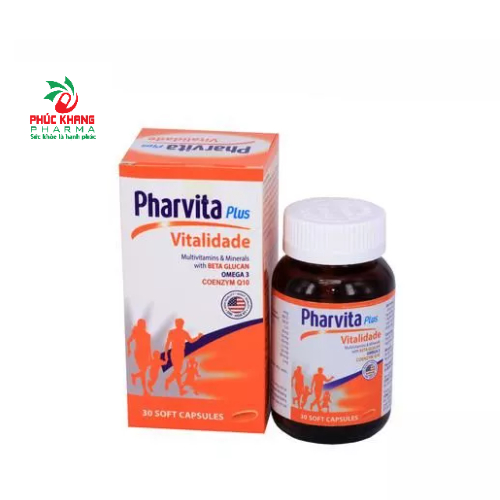 PHARVITA PLUS LỌ 30 VIÊN. HỖ TRỢ BỔ SUNG VITAMIN, TĂNG CƯỜNG SỨC KHOẺ TỐT CHO PHỤ NỮ CÓ THAI VÀ ĐANG CHO CON