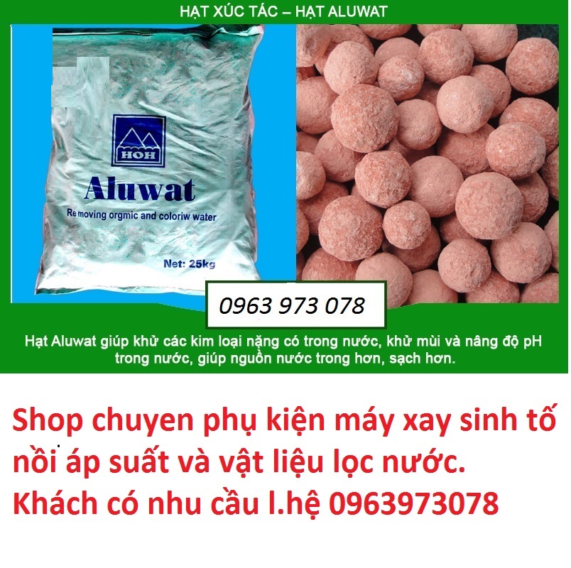 Hạt xúc tác aluwat 1kg