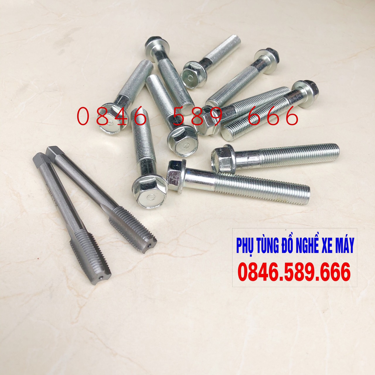 Sử lý ốc treo bô bị chờn lên ren ốc 11 ly xe máy