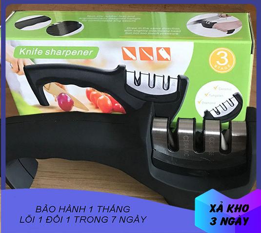 Dụng cụ mài dao Knife sharpener X8 cao cấp, dụng cụ mài dao kéo đa năng công nghệ nhật bản,Dụng cụ mài dao cầm tay 3 trong 1 lưỡi mài phủ gốm ceramic, phủ kim cương, hợp kim vonfram, máy mài dao