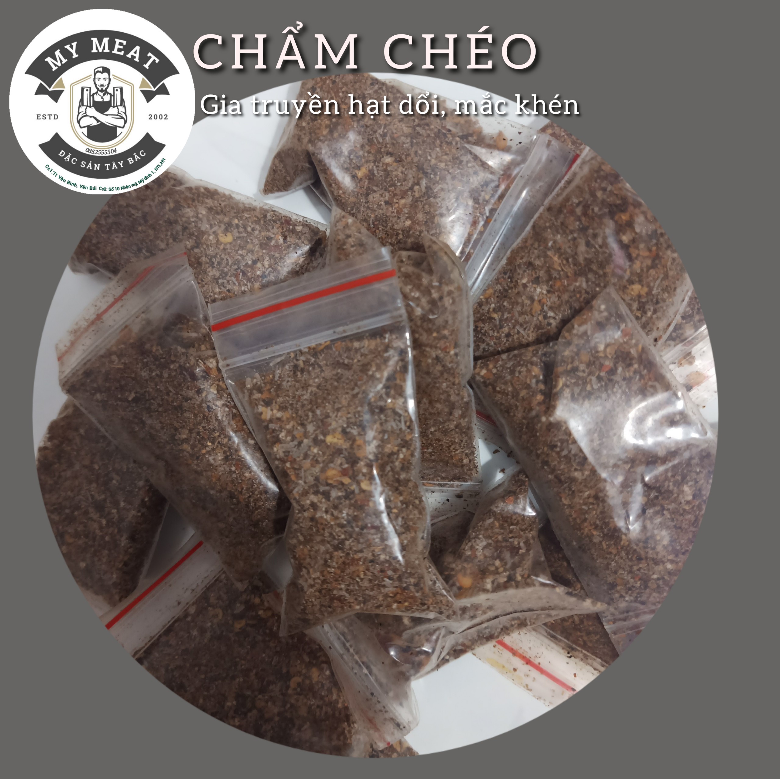 Chẩm chéo ướt My Meat gia truyền 30g, 100% hạt dổi , mắc khén.