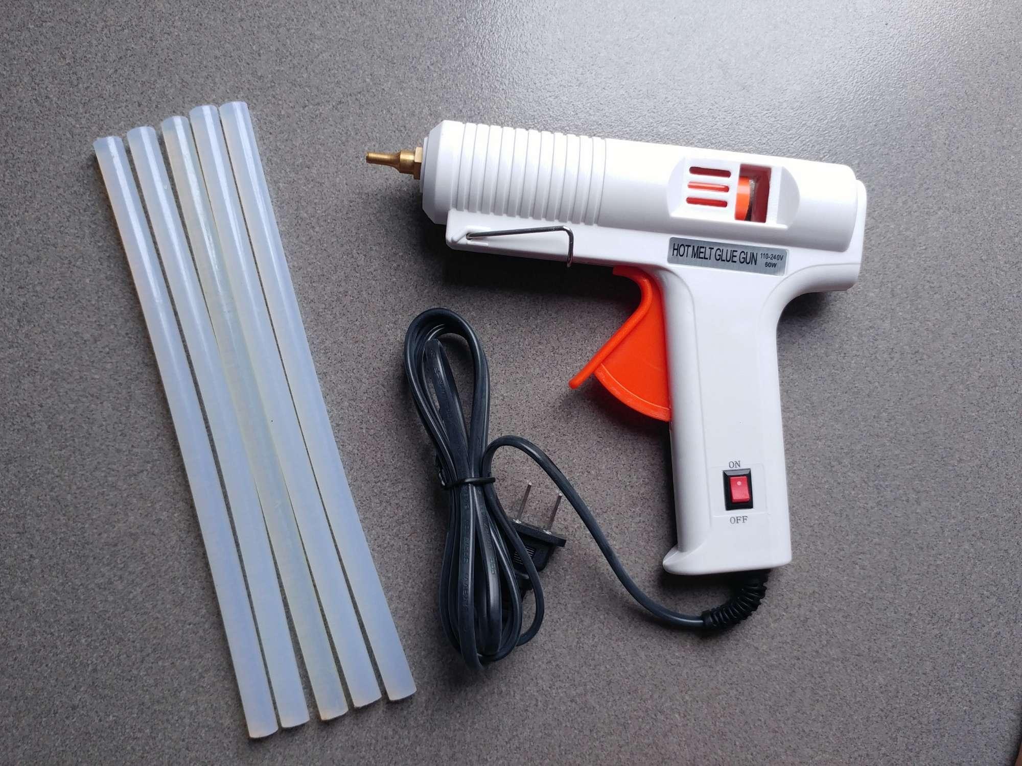 Dụng cụ bắn keo nến loại to 60w tặng kèm 5 cây keo