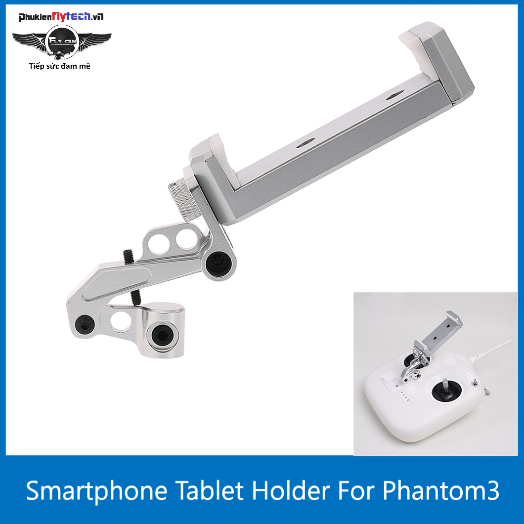 Kẹp tablet/phone type C - Tablet and phone holder for Phantom 3 – Type C - kẹp mọi kích thước từ 6 - 9.7 inch - Chất liệu bằng kim loại cao cấp - Trên đầu kẹp có cao su tránh xước phone/ipad.