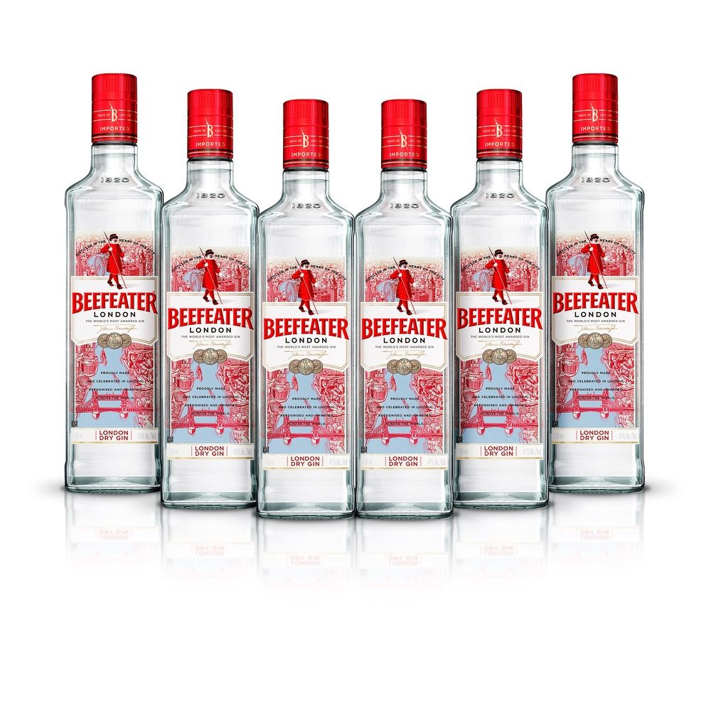 Vỏ chai ruợu ngoại thủy tinh Beefeater xuất xứ Anh dung tích 700ml rất đẹp.Chai Rỗng Không Có Chất Lỏng Bên Trong.