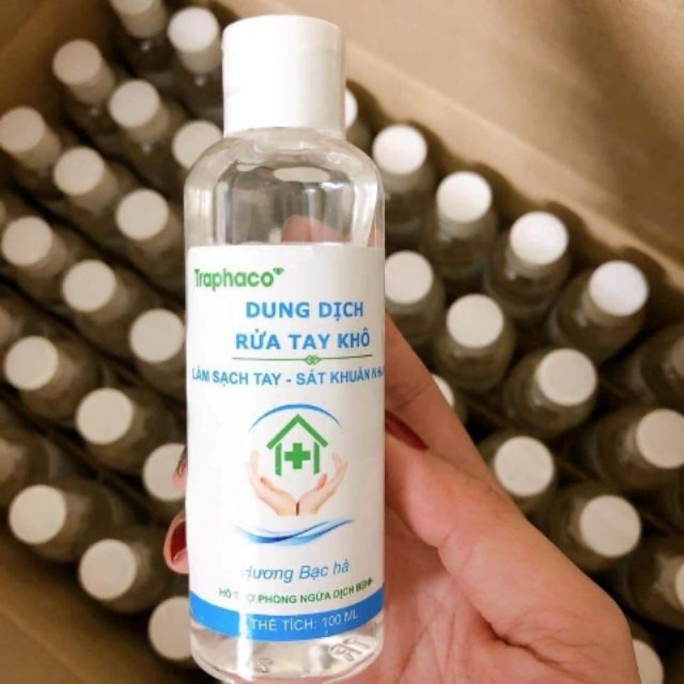 Nước rửa tay khô diệt khuẩn traphaco 100ml