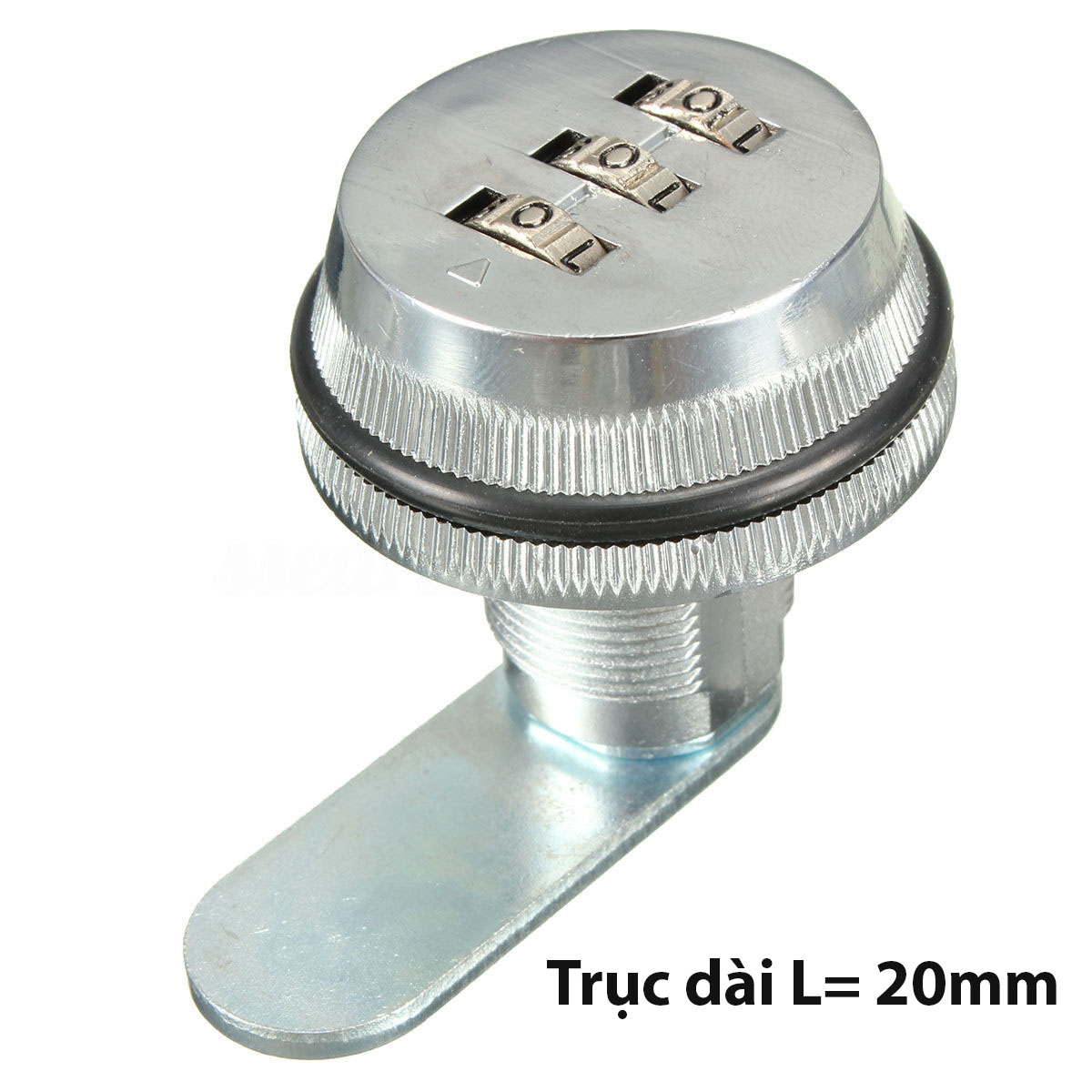 Khóa 3 số cho tủ cá nhân , tủ ngăn kéo, tủ sắt kỹ thuật  ( kích thước 20/30mm )