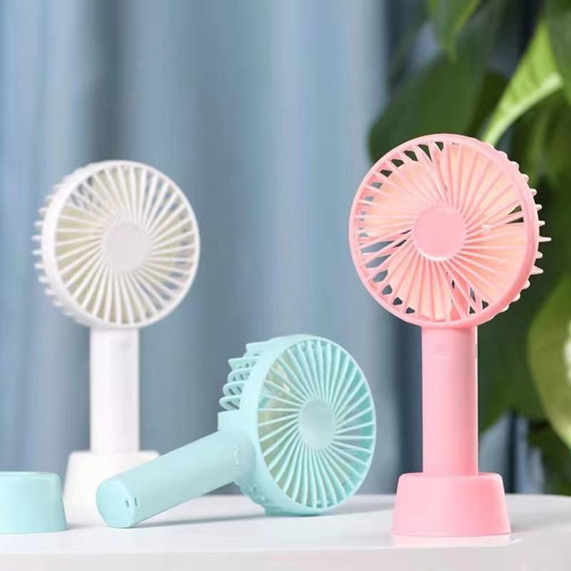 Quạt mini sạc điện, quạt mini cầm tay, quạt điện mini du lịch có pin sạc tích điện tuỳ chỉnh 3 cấp độ siêu mát