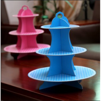 Kệ để bánh cupcake 3 tầng trang trí sinh nhật
