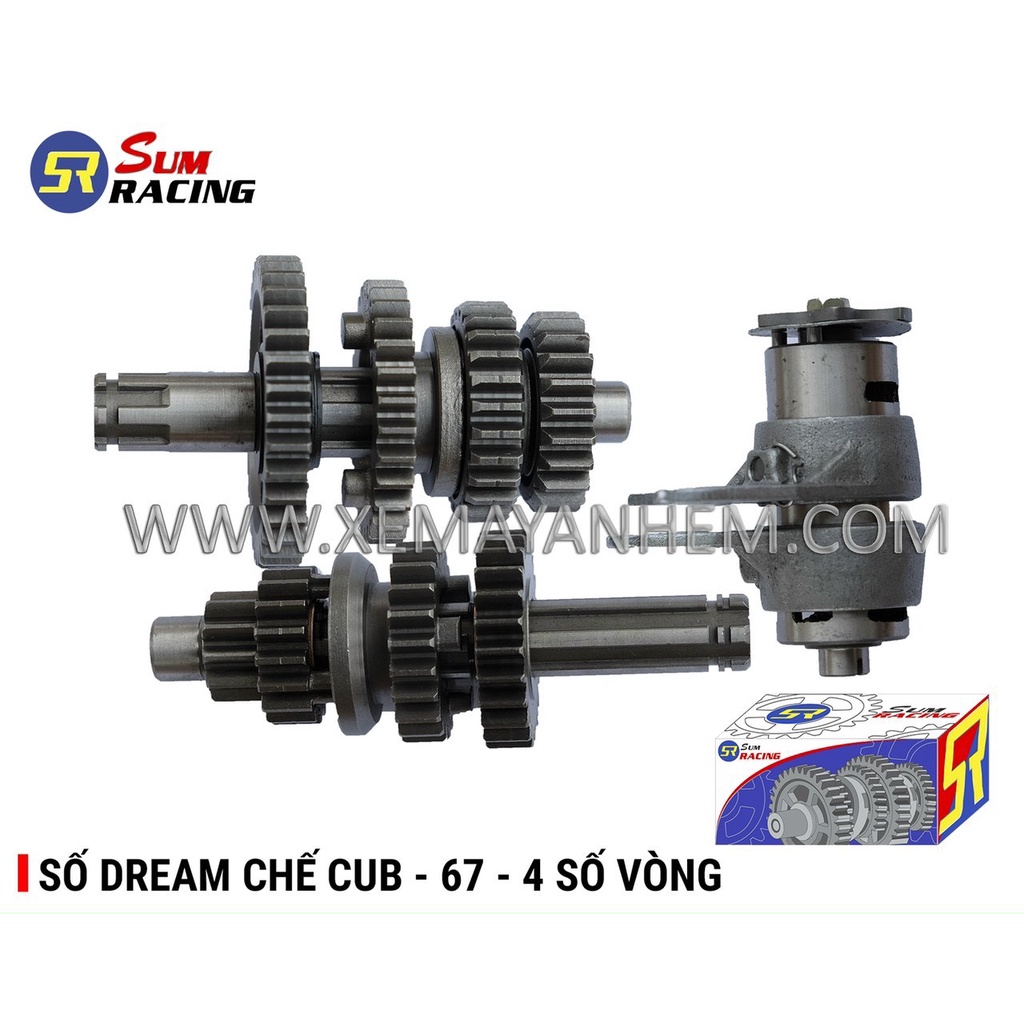 Bộ số cub 67 cd cl cup 4 số vòng n1234 sum racing