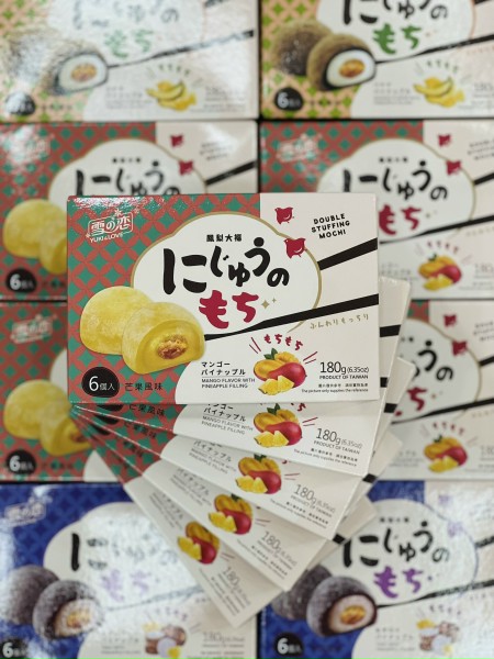 Bánh mochi Yuki & Love Đài Loan 180g Hộp 6 bánh