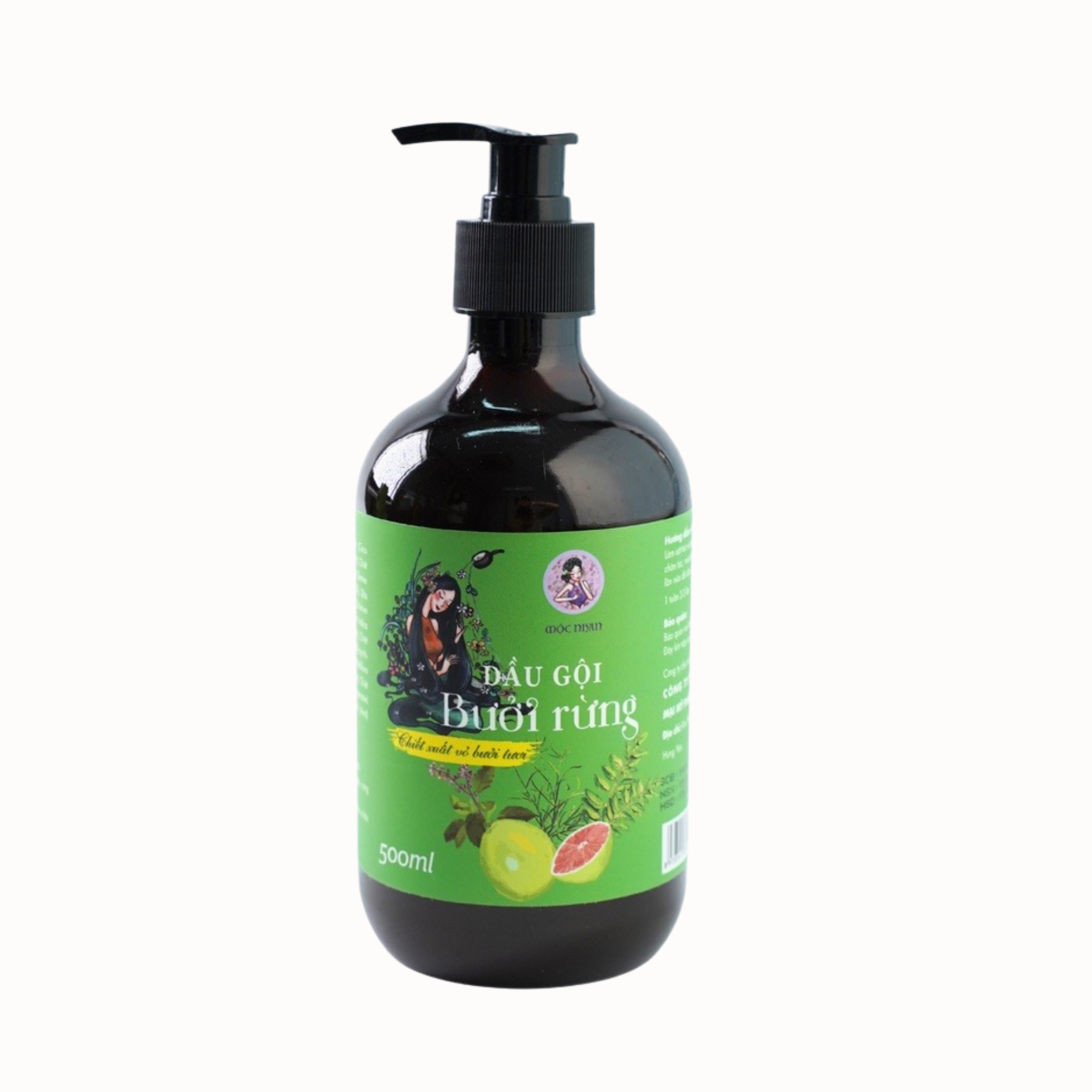 Dầu gội bưởi rừng ngăn rụng mọc tóc mộc nhan 500ml