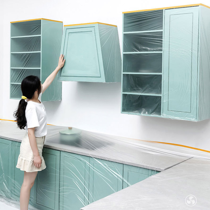Màng nilon che bụi đa năng kèm miếng dán