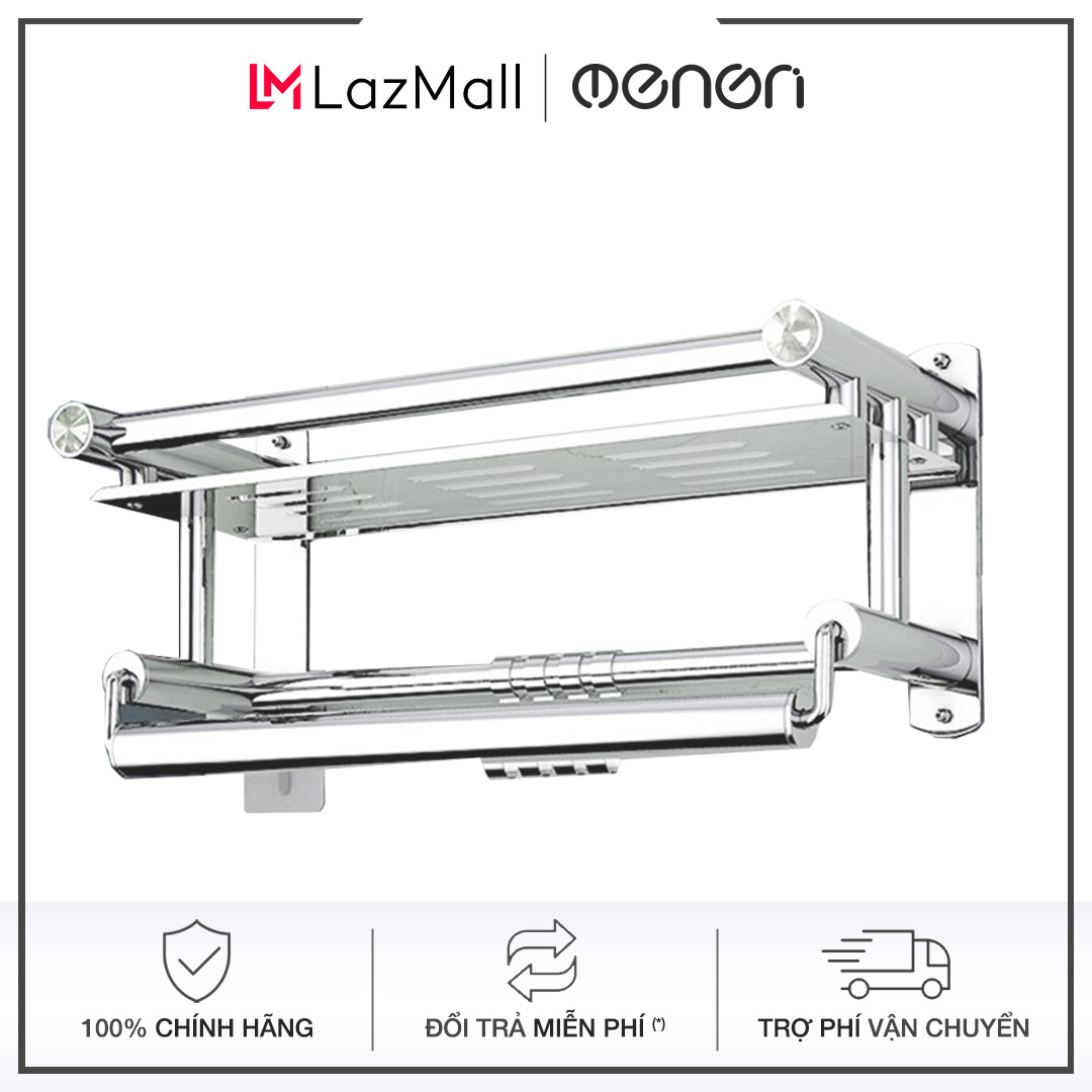 Giá vắt khăn dán tường nhà tắm INOX 304 - Giá treo đồ dùng phòng tắm, giá treo khăn tắm dán tường cao cấp, chịu lực tốt - OENON