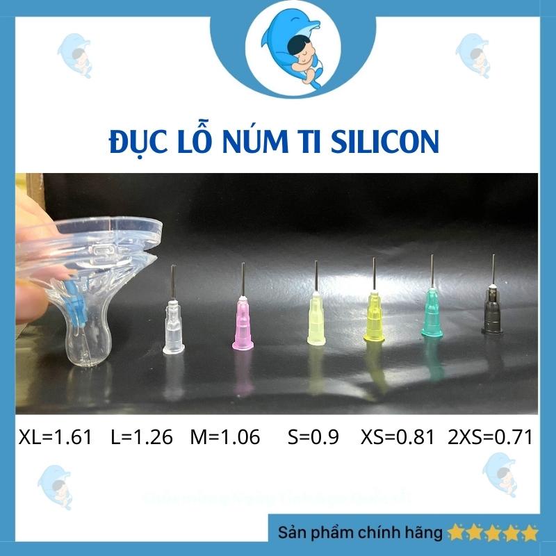 Dụng cụ đục/bấm/dập lỗ núm ti/ty giúp sữa chảy thuận lợi hơn thay cho farlin