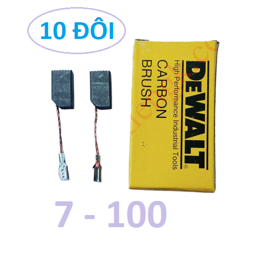 10 đôi chổi than Dewalt dùng cho máy mài máy khoan loại tốt