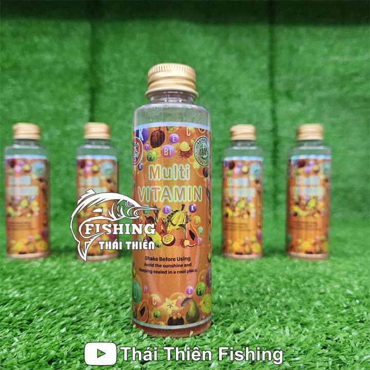Hương Liệu Câu Cá Tổng Hợp Multi Vitamin Chai Tương Đương 120ml