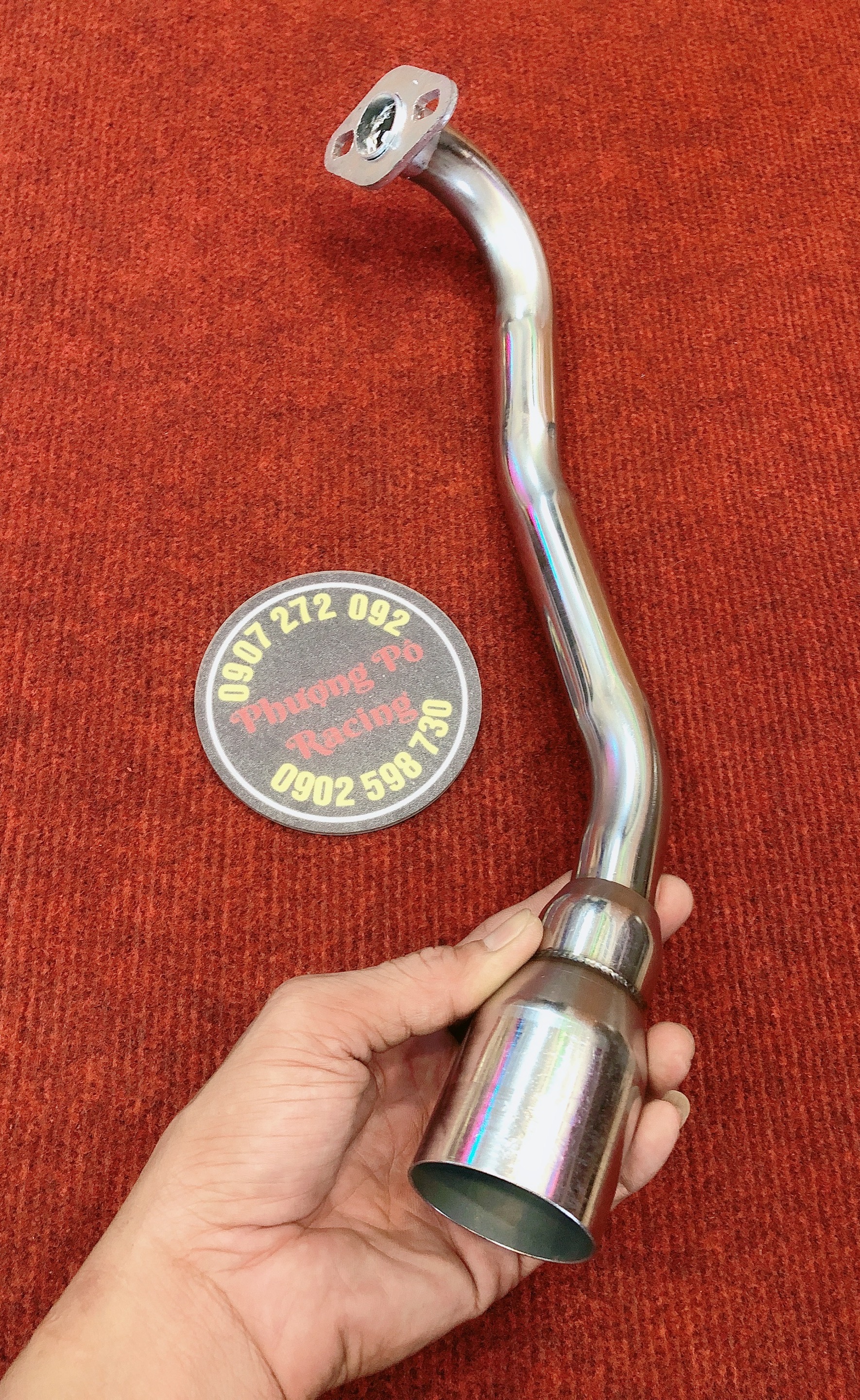 [HCM]cổ inox gắn pô lon 27mm x 51mmdành cho luvias FI / nouvo 5