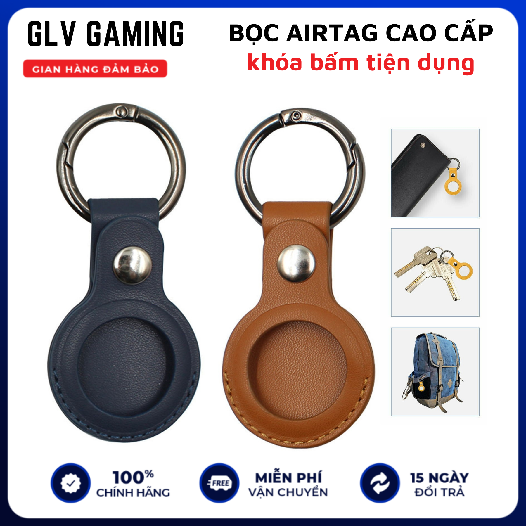 Móc Chìa Khóa Nóng, Cho Apple Airtag Vỏ Móc Khóa Bảo Vệ Bằng Da Ôm Chặt Thiết Bị Chống Mất Thiết Bị Theo Dõi Định Vị Air tag