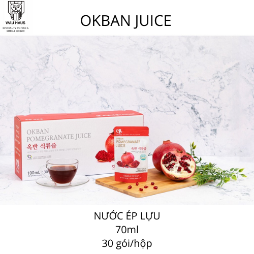 Nước ép lựu nguyên chất OKBAN nhập khẩu từ Hàn Quốc