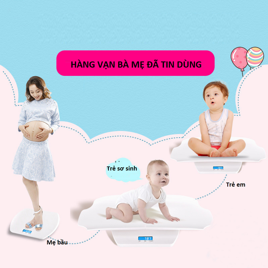 Cân sức khoẻ trẻ em và mẹ bầu, cân sức khoẻ gia đình 100KG