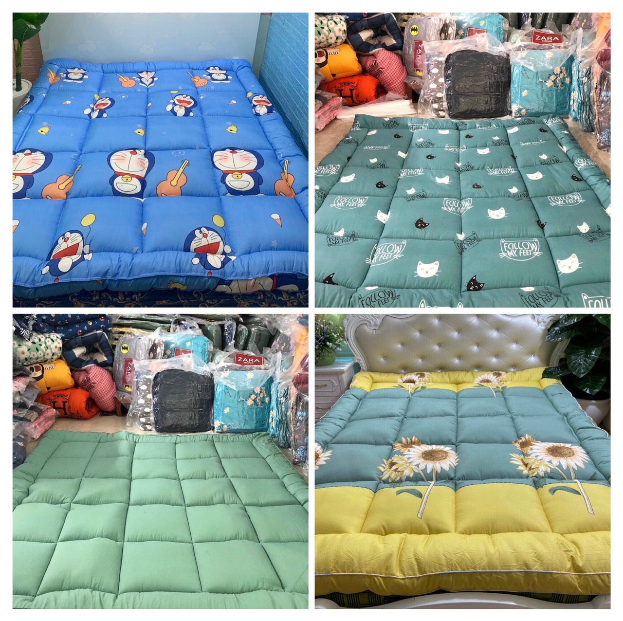 Nệm giường Topper đa năng tiện dụng 1.8mx2m