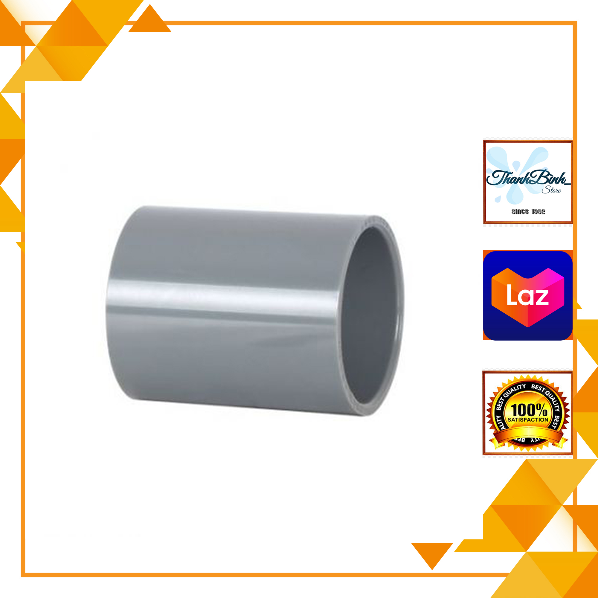 NỐI THẲNG 75/ MĂNG SÔNG SIZE 75 MM- PVC NHỰA TIỀN PHONG PN8