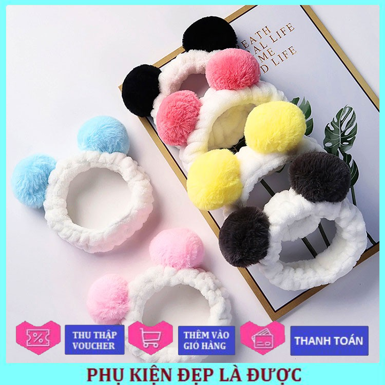 Băng đô thời trang tai gấu siêu đáng yêu