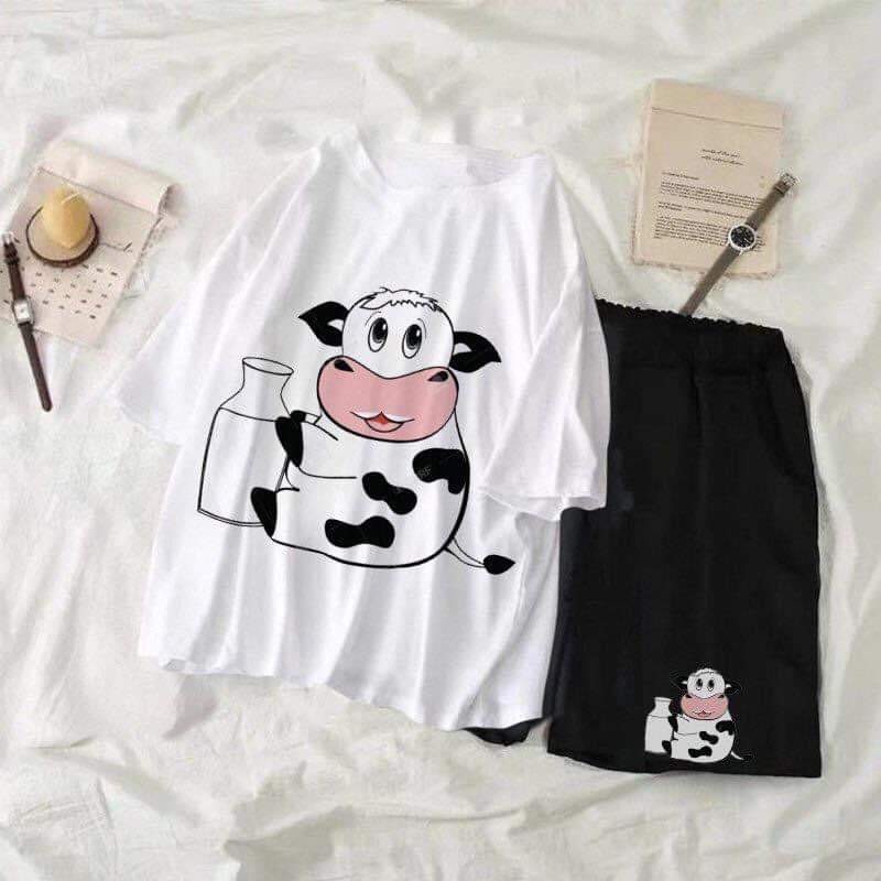 Áo phông bò sữa cười HARI