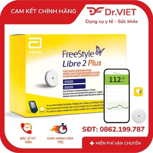 Bộ cảm biến Freestyle Libre 2 plus Glucose Monitoring system Sensor