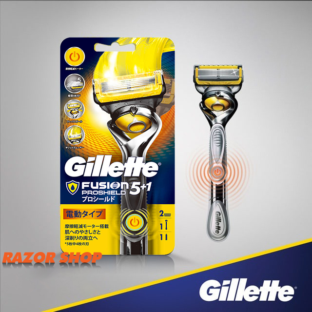 Dao cạo râu 5 lưỡi Gillette Fusion 5+1 Proshield Power (Chạy pin)