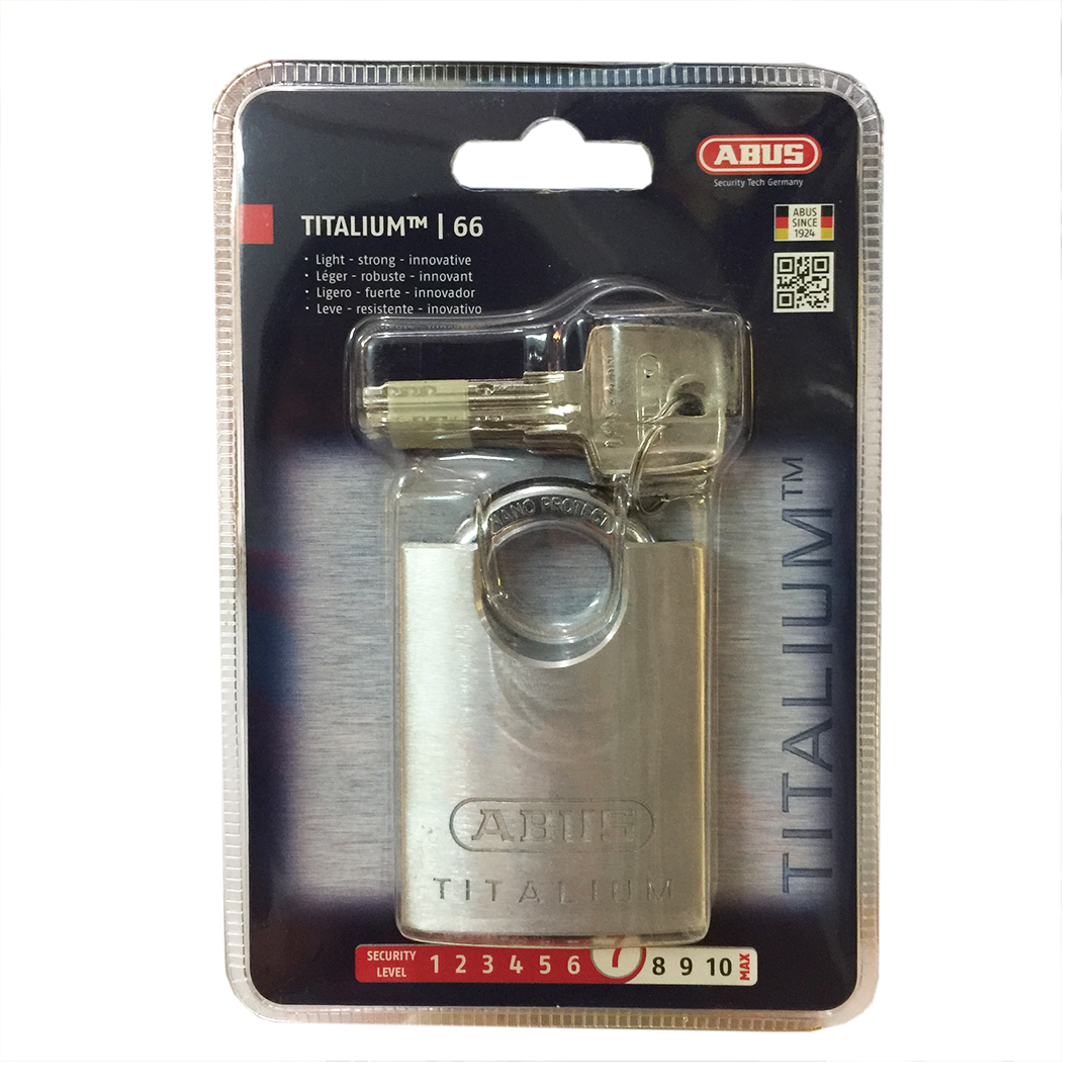 Khóa chống cắt abus 66csti/50 thân titalium rộng 50mm chìa vi tính - tievn